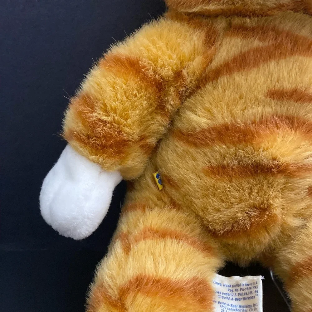 Build-A-Bear Orange Striped Cat Plush Toy